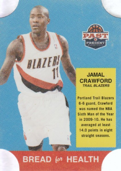 2011-12 Panini Past and Present Bread for Health #13 Jamal Crawford