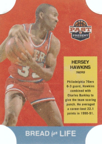 2011-12 Panini Past and Present Bread for Life #15 Hersey Hawkins