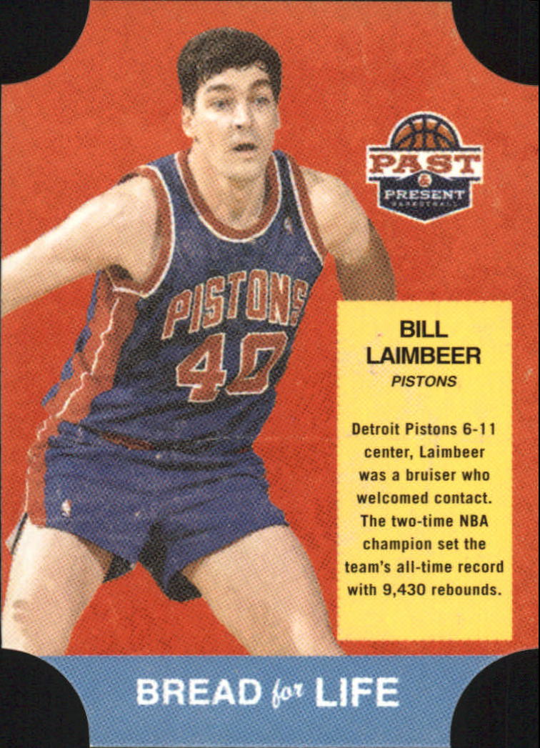 2011-12 Panini Past and Present Bread for Life #20 Bill Laimbeer