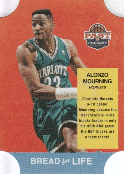 2011-12 Panini Past and Present Bread for Life #26 Alonzo Mourning