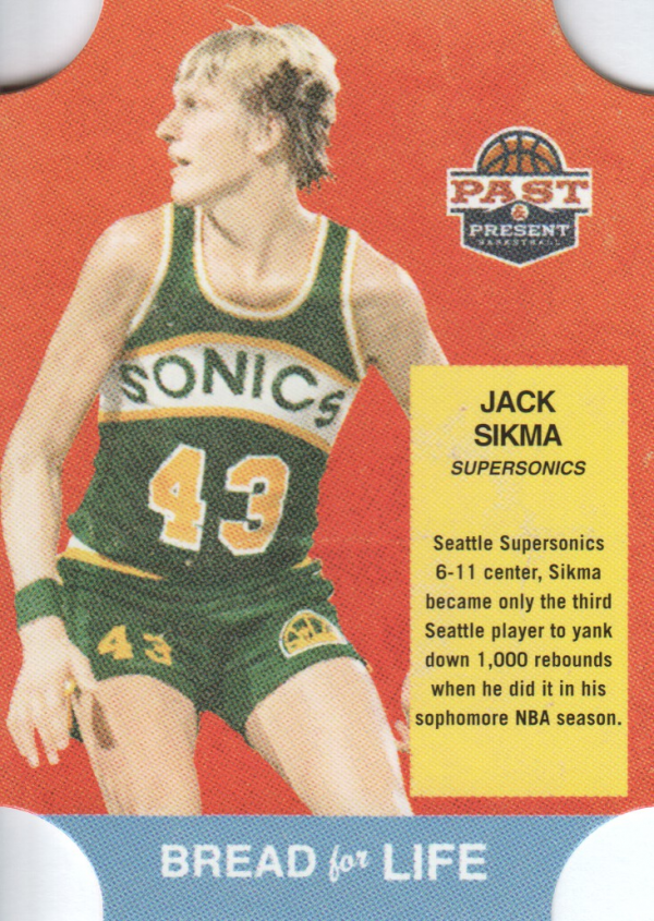 2011-12 Panini Past and Present Bread for Life #42 Jack Sikma