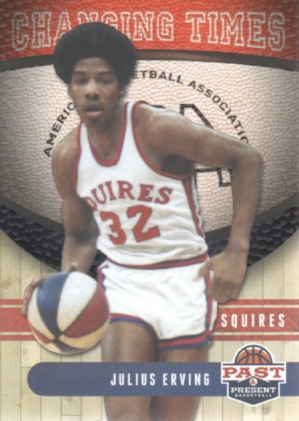 2011-12 Panini Past and Present Changing Times #10 Julius Erving