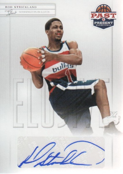 2011-12 Panini Past and Present Elusive Ink Autographs #RS Rod Strickland