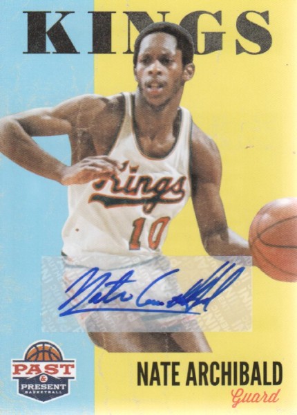 2011-12 Panini Past and Present Autographs #176 Nate Archibald