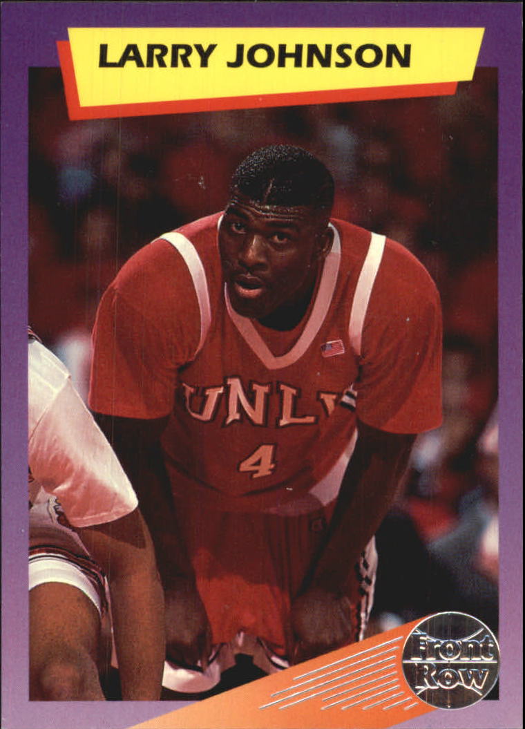 1992 Front Row Dream Picks Silver #1 Larry Johnson/College Stats