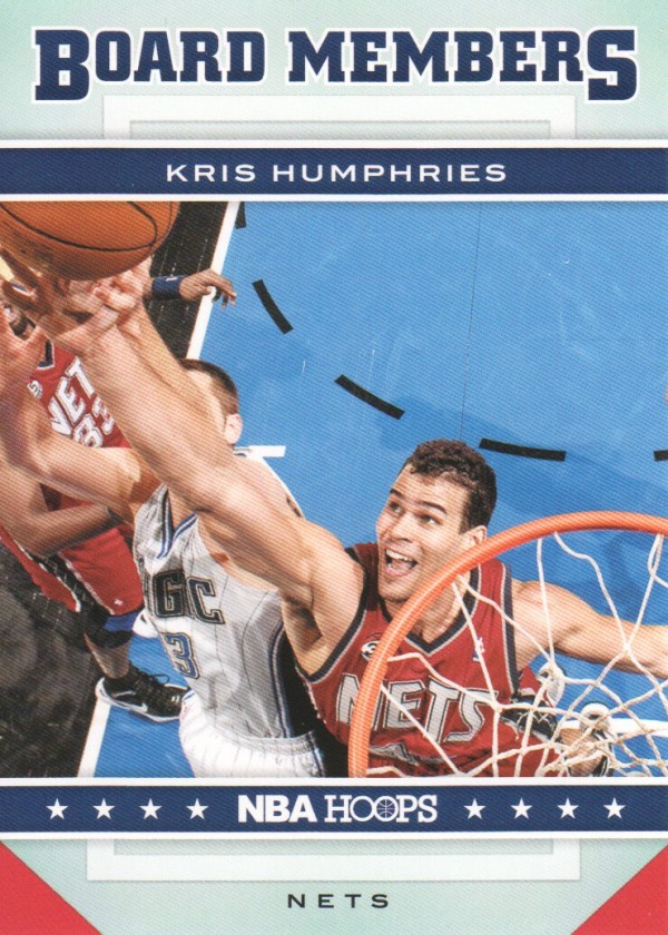 2012-13 Hoops Board Members #4 Kris Humphries