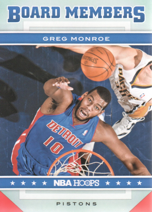 2012-13 Hoops Board Members #12 Greg Monroe