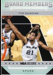 2012-13 Hoops Board Members #16 Tim Duncan