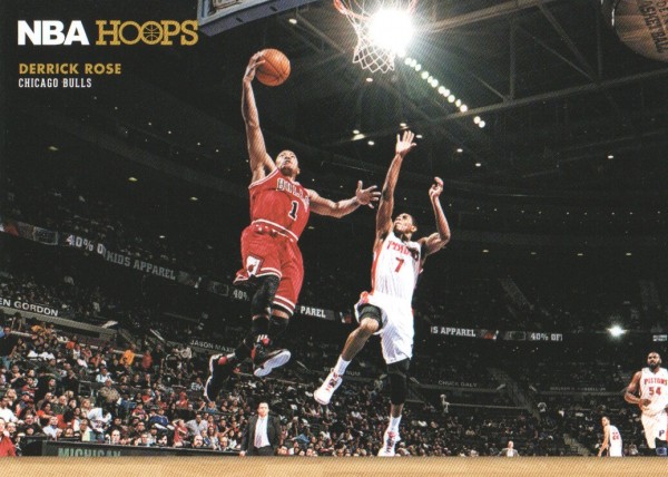 2012-13 Hoops Courtside #4 Derrick Rose