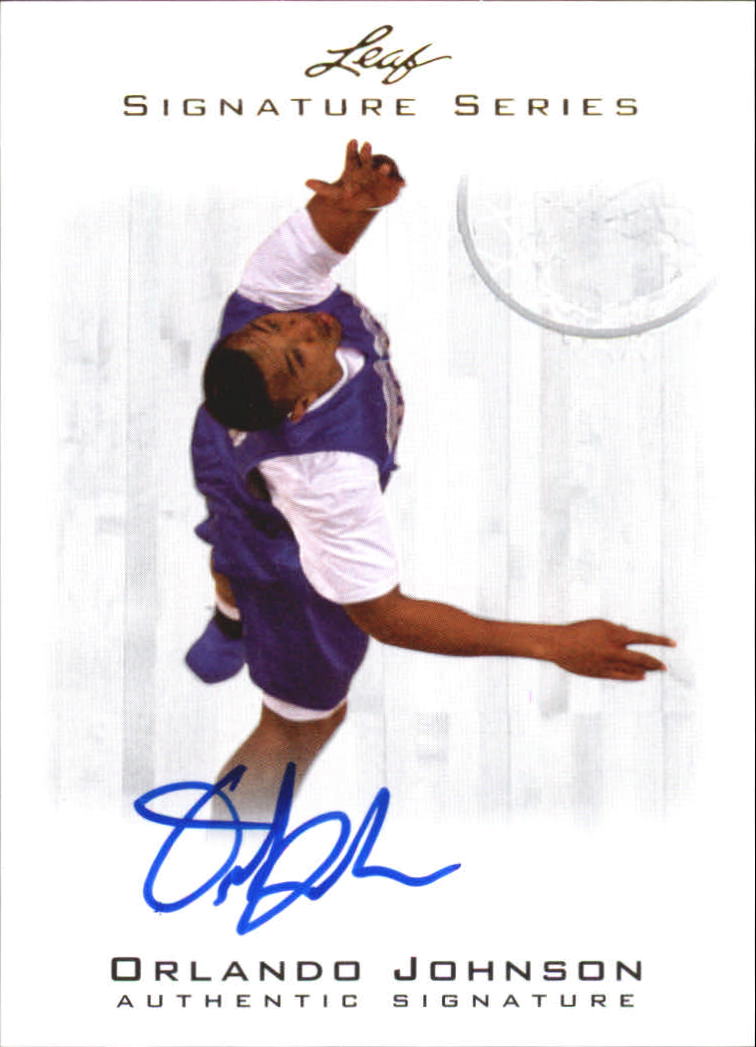 2012-13 Leaf Signature #OJ1 Orlando Johnson