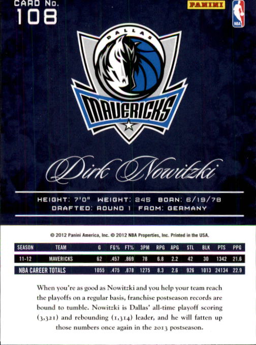 Dirk Nowitzki cards (1999-2021) Mavericks - You Choose - Bild 206 von 266