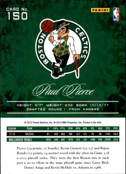 Paul Pierce cards (1999-2021) Celtics Nets - You Choose - Bild 316 von 360