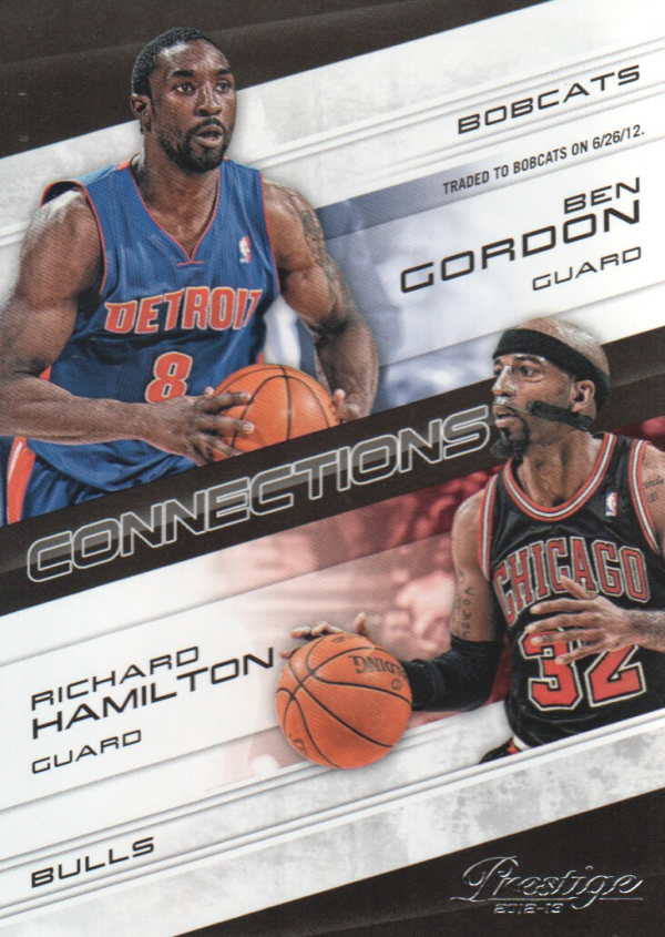 2012-13 Prestige Connections #22 Richard Hamilton/Ben Gordon