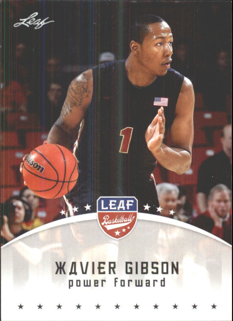 2012-13 Leaf #XG1 Xavier Gibson