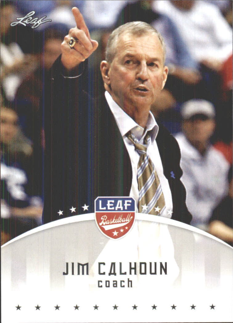 2012-13 Leaf #JC3 Jim Calhoun