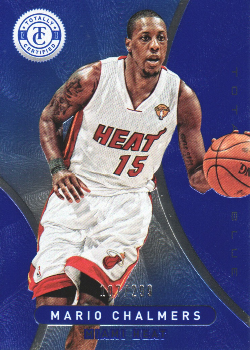 2012-13 Totally Certified Blue #42 Mario Chalmers
