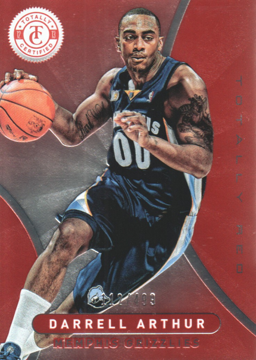 2012-13 Totally Certified Red #9 Darrell Arthur