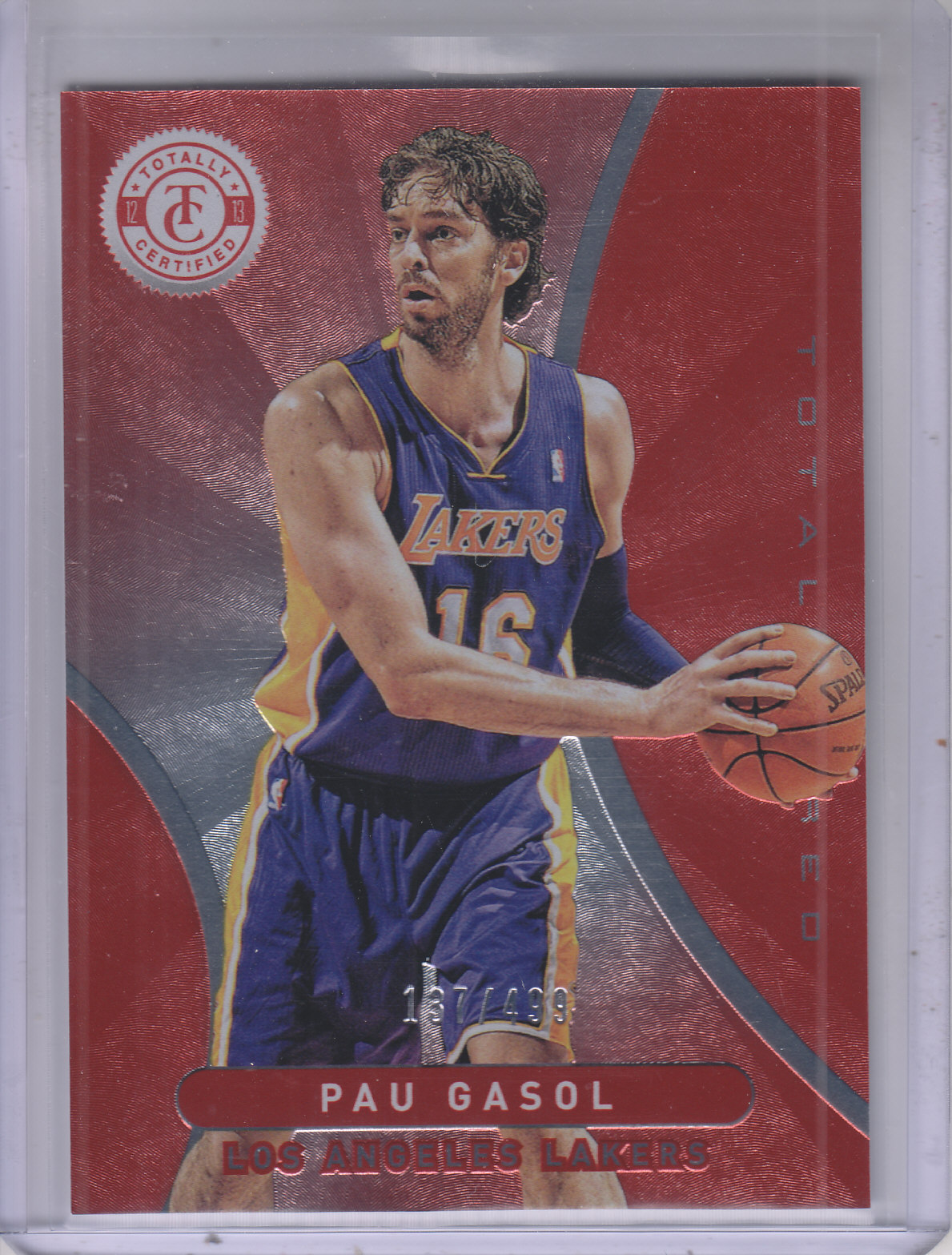 2012-13 Totally Certified Red #74 Pau Gasol