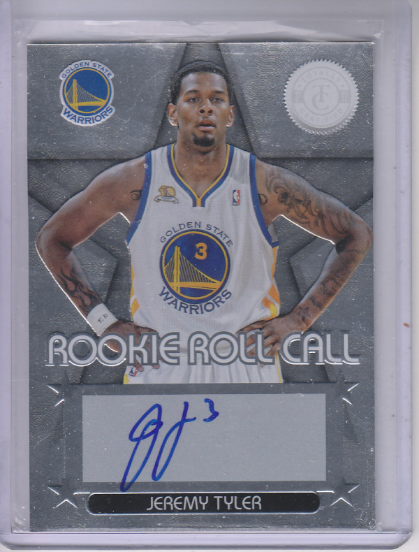 2012-13 Totally Certified Rookie Roll Call Autographs #46 Jeremy Tyler