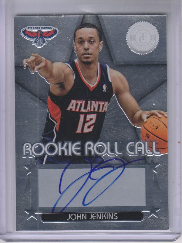 2012-13 Totally Certified Rookie Roll Call Autographs #52 John Jenkins