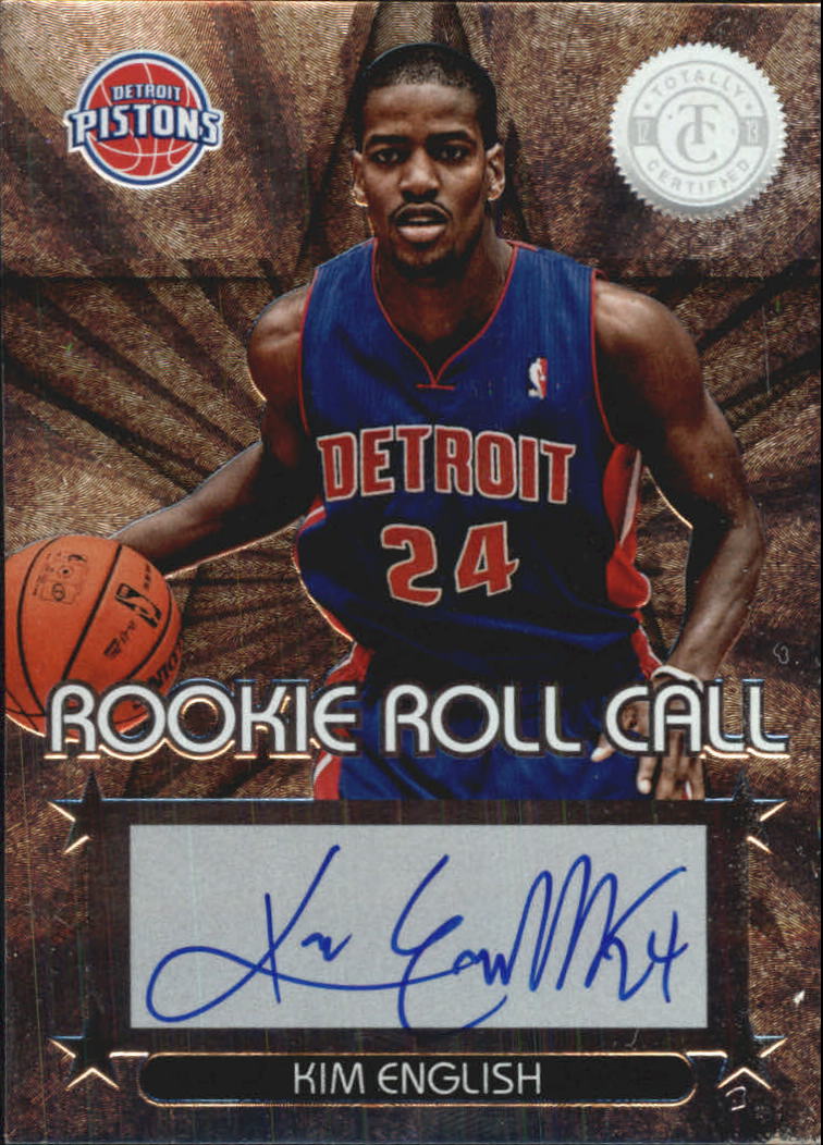 2012-13 Totally Certified Rookie Roll Call Autographs #90 Kim English