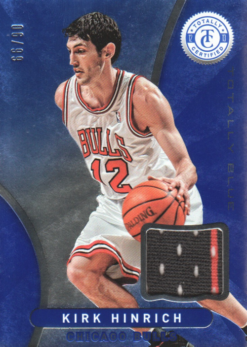 2012-13 Totally Certified Blue Materials #24 Kirk Hinrich/99