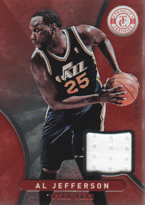 2012-13 Totally Certified Red Materials #5 Al Jefferson