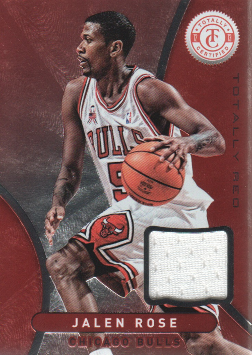 2012-13 Totally Certified Red Materials #21 Jalen Rose