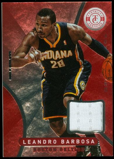 2012-13 Totally Certified Red Materials #35 Leandro Barbosa
