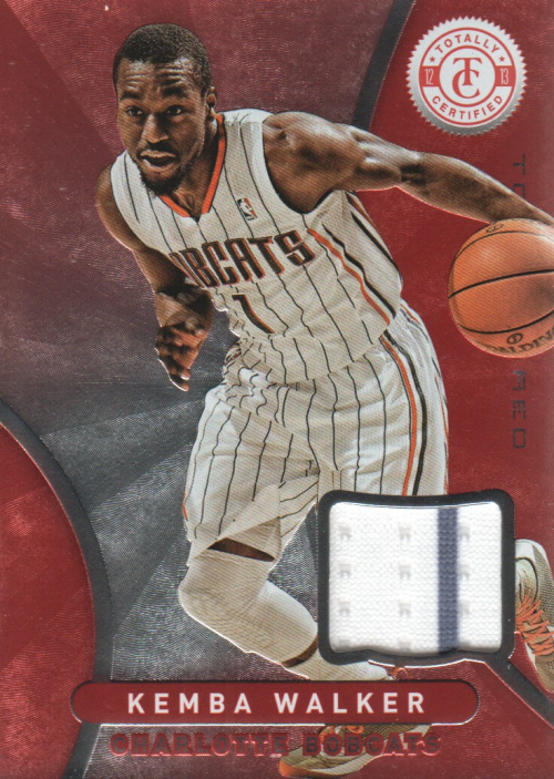 2012-13 Totally Certified Red Materials #72 Kemba Walker
