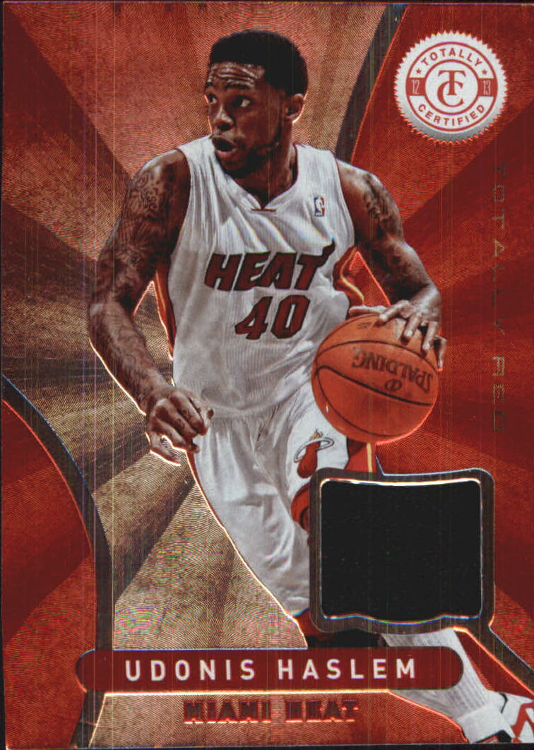 2012-13 Totally Certified Red Materials #133 Udonis Haslem