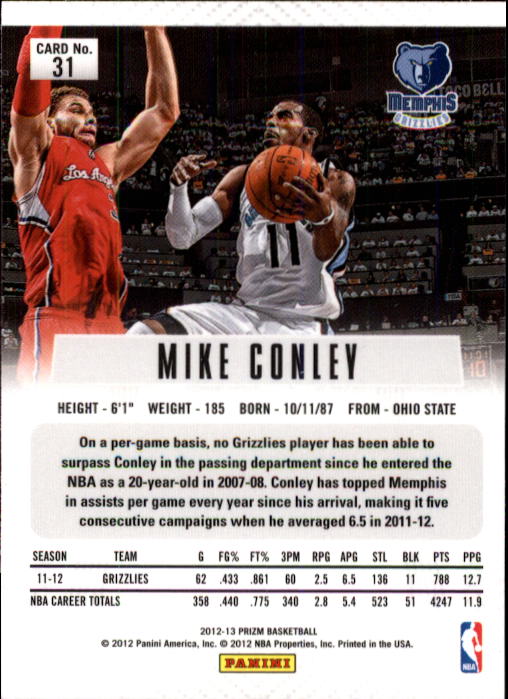 Sports Card Back