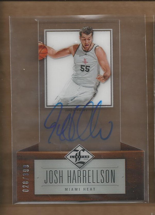 2012-13 Limited #212 Josh Harrellson AU/399 RC