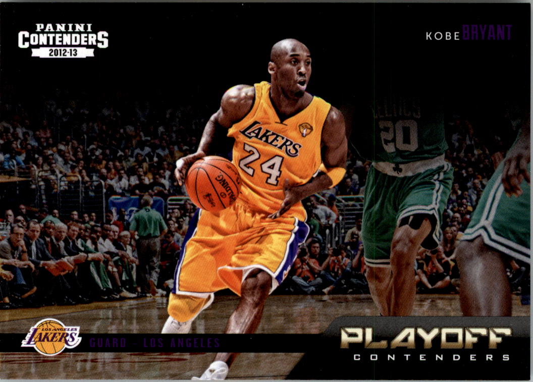 2012-13 Panini Contenders Playoff Contenders #2 Kobe Bryant