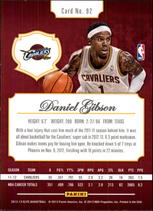 2012-13 Elite Basketball Card Pick (Base) - Picture 175 of 412