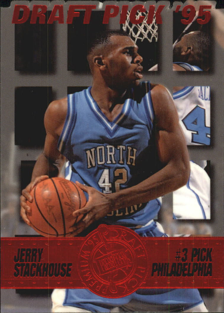 1995 Press Pass Die Cuts Red #3 Jerry Stackhouse