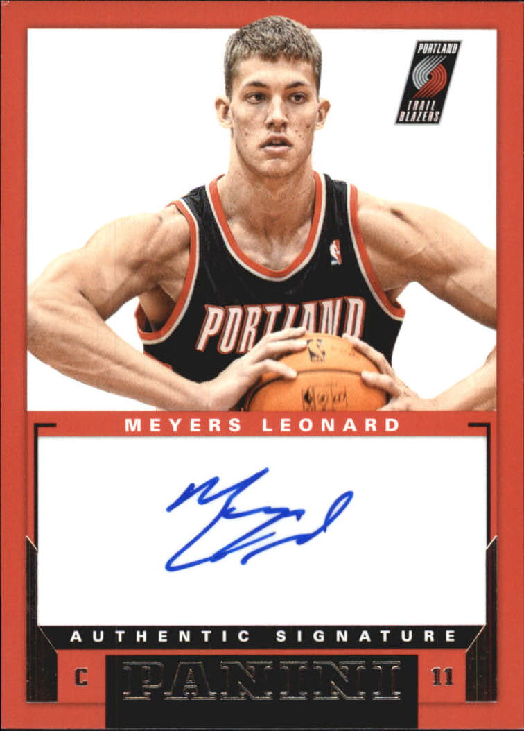 2012-13 Panini Rookie Signatures #42 Meyers Leonard - NM-MT