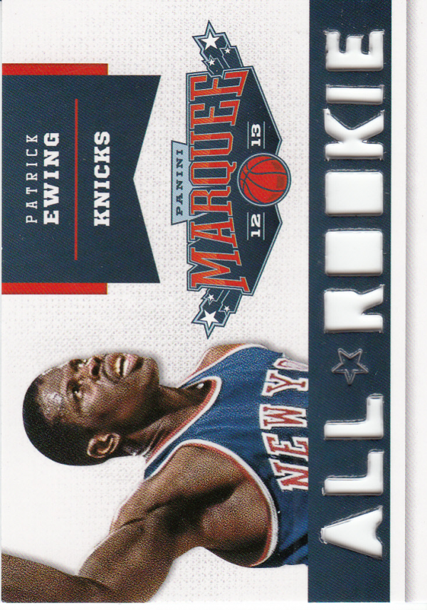 2012-13 Panini Marquee All-Rookie Team Laser Cut #6 Patrick Ewing