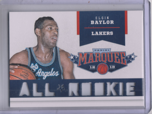 2012-13 Panini Marquee All-Rookie Team Laser Cut #17 Elgin Baylor