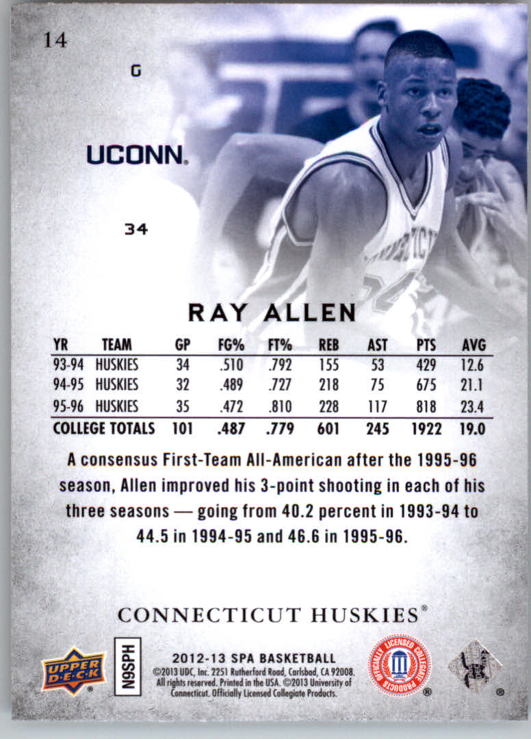 Ray Allen cards (1997-2021) Bucks Celtics Sonics Heat - Picture 336 of 349