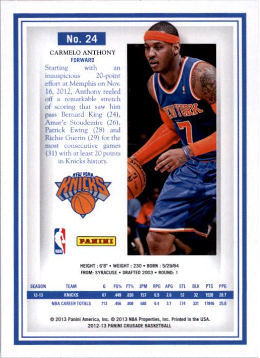 Carmelo Anthony cards (2004-2023) Nuggets Thunder Knicks Blazers - You Choose - Bild 160 von 284