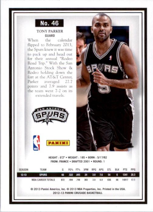 Tony Parker cards (2002-2018) Spurs Hornets - You Choose - Picture 172 of 227