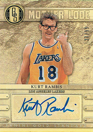 2012-13 Panini Gold Standard Mother Lode Autographs #43 Kurt Rambis/99