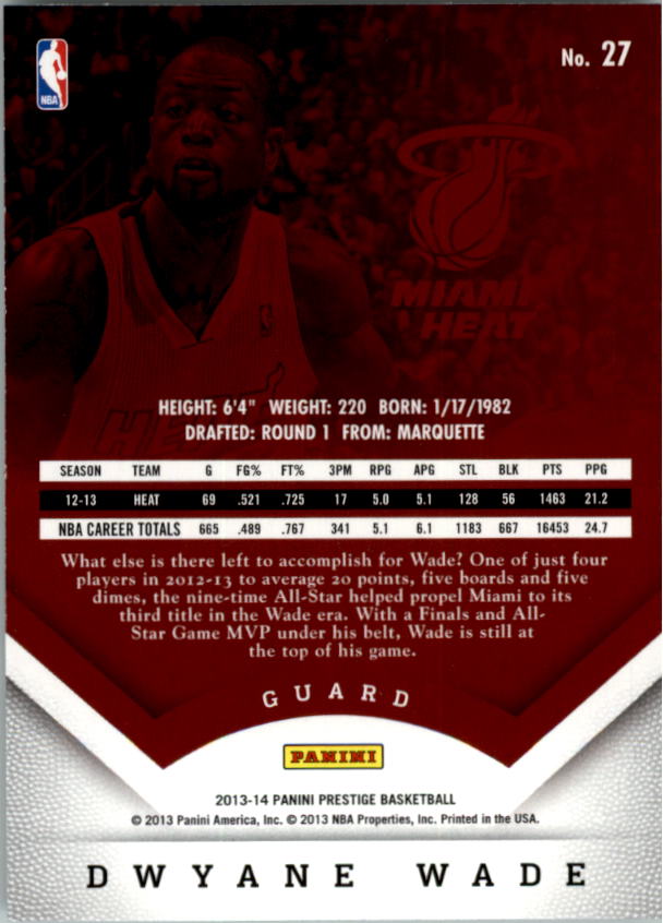 Dwyane Wade cards (2004-2022) Heat Bulls Marquette - You Choose - Picture 164 of 232