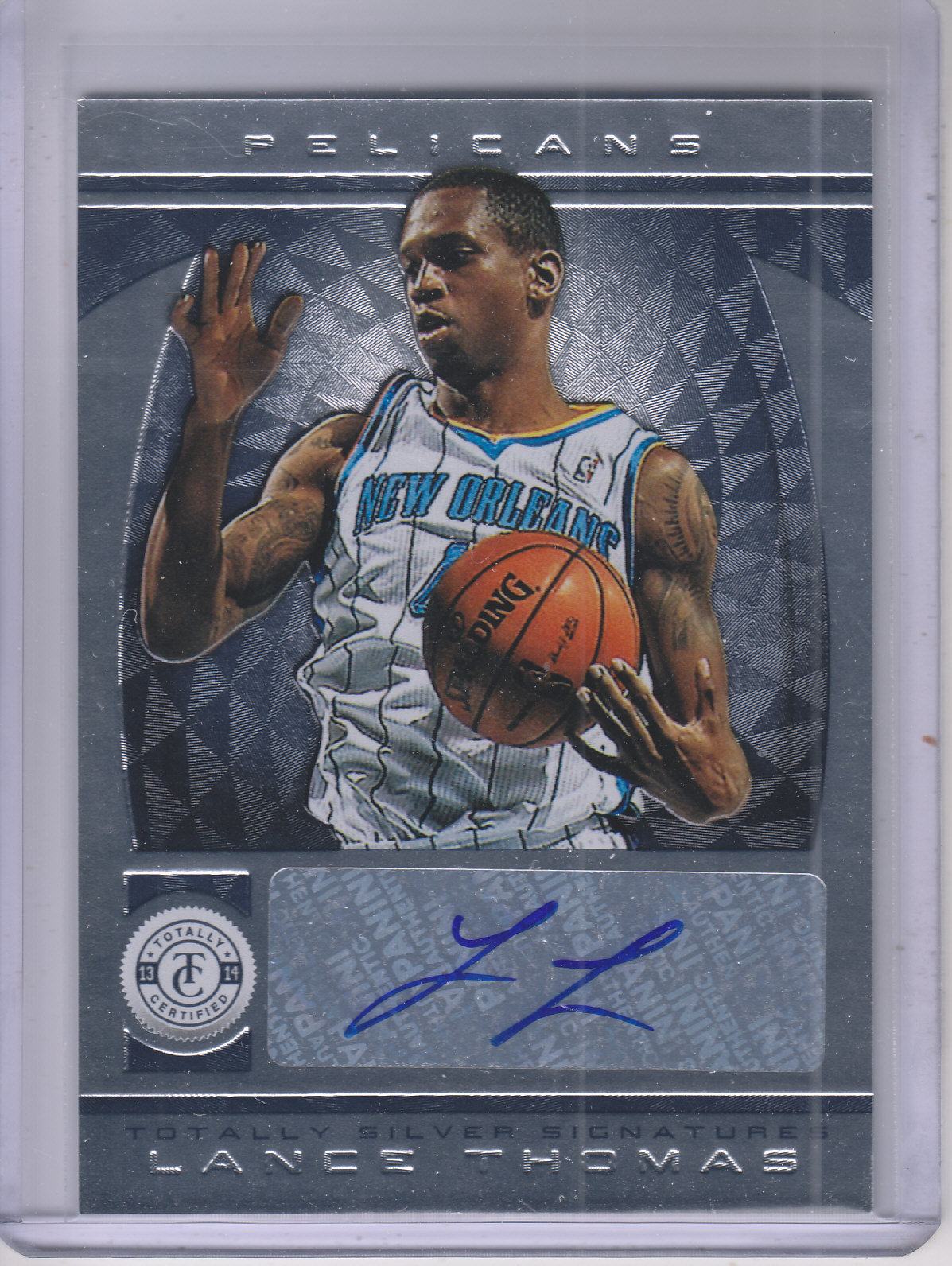2013-14 Totally Certified Autographs #222 Lance Thomas