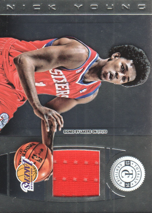 2013-14 Totally Certified Materials #4 Nick Young