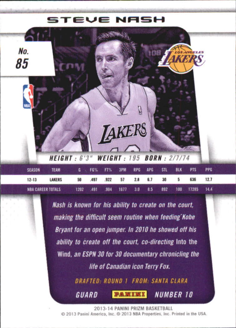 Steve Nash cards (1997-2021) Suns Mavericks Lakers - Picture 287 of 305