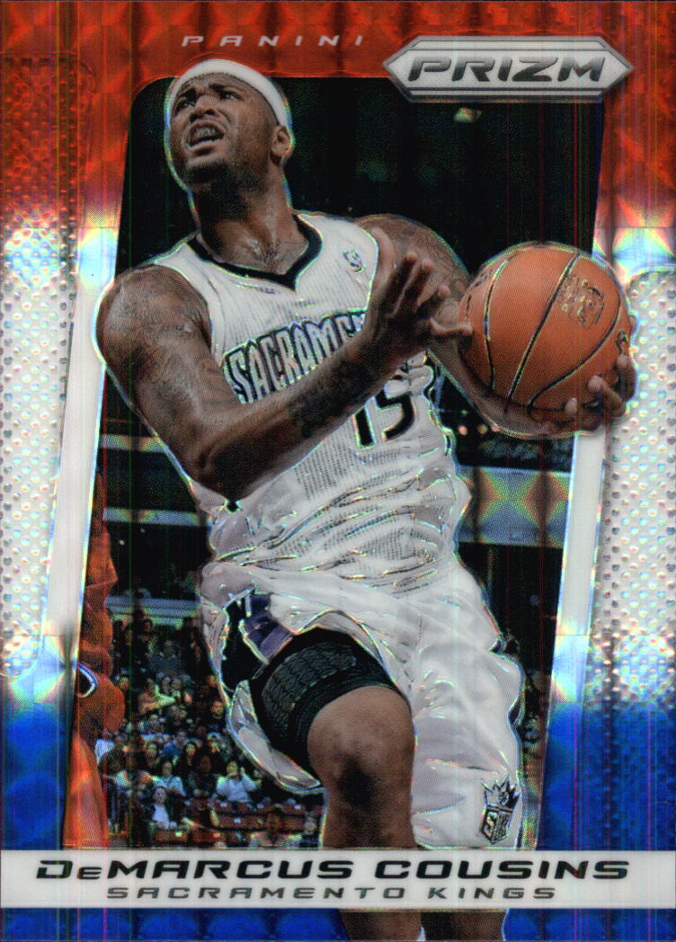 2013-14 Panini Prizm Prizms Red White and Blue Mosaic #81 DeMarcus Cousins