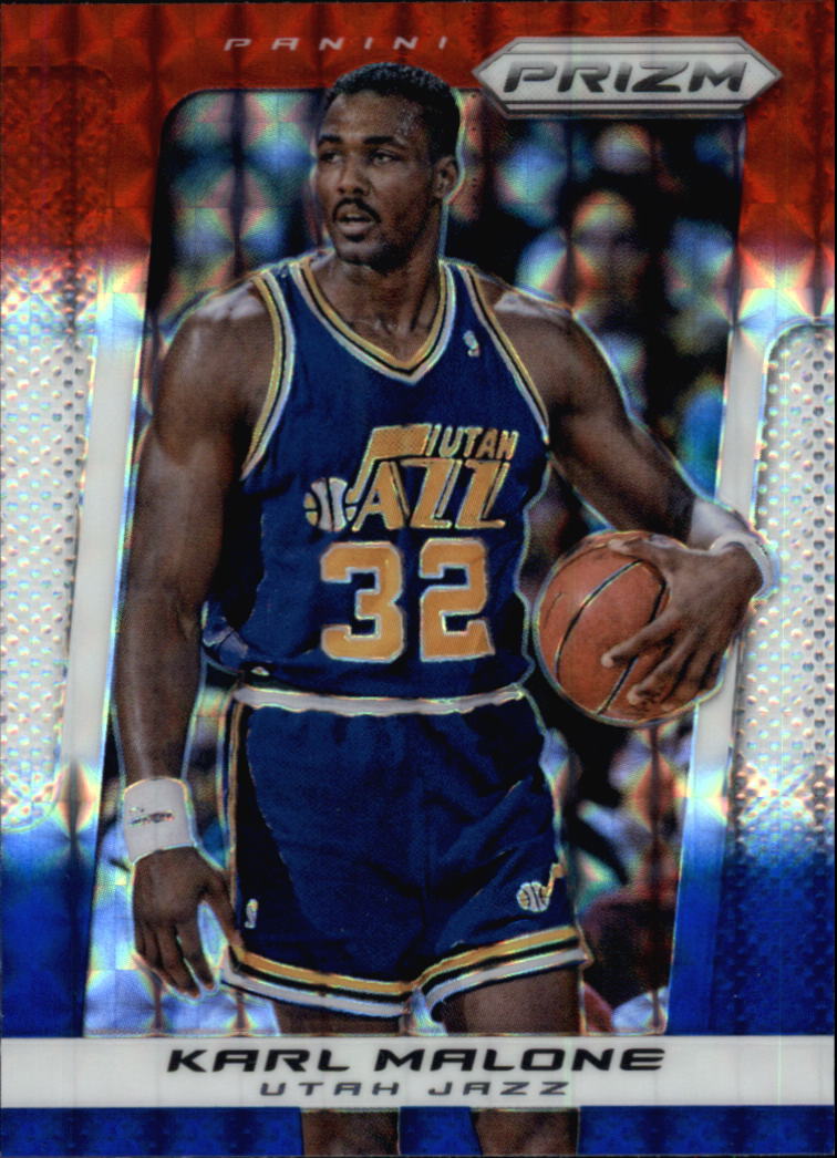 2013-14 Panini Prizm Prizms Red White and Blue Mosaic #241 Karl Malone