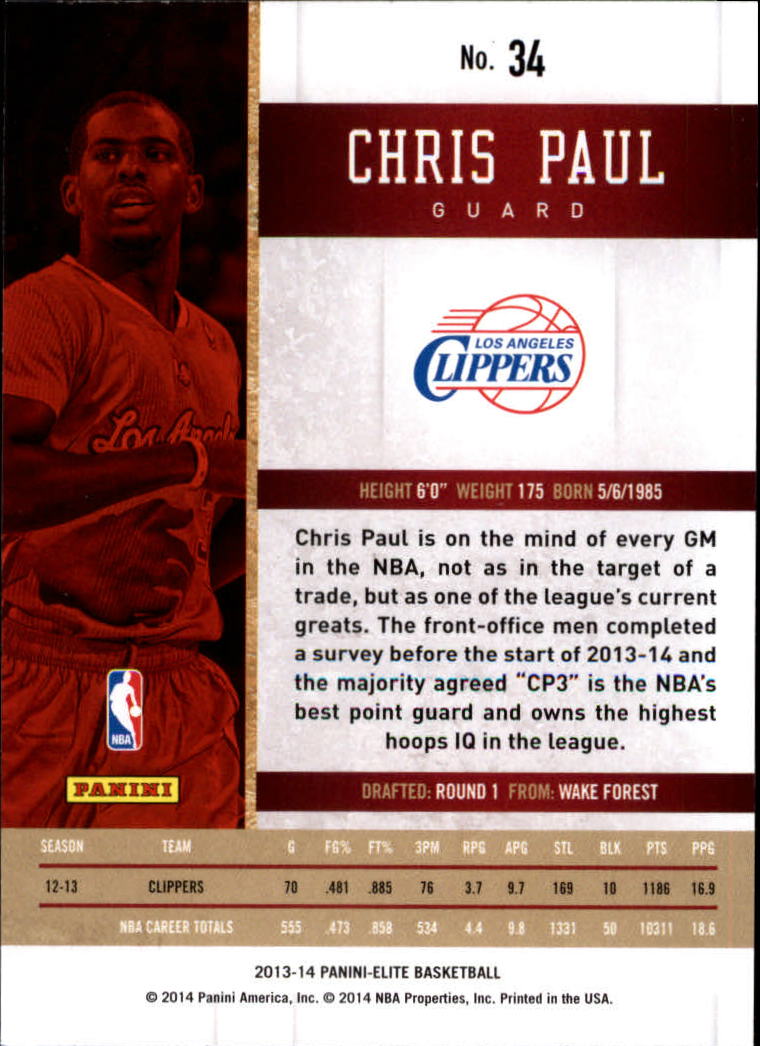 Chris Paul cards (2006-2023) Suns Thunder Rockets Clippers Hornets - You Choose - Picture 95 of 203